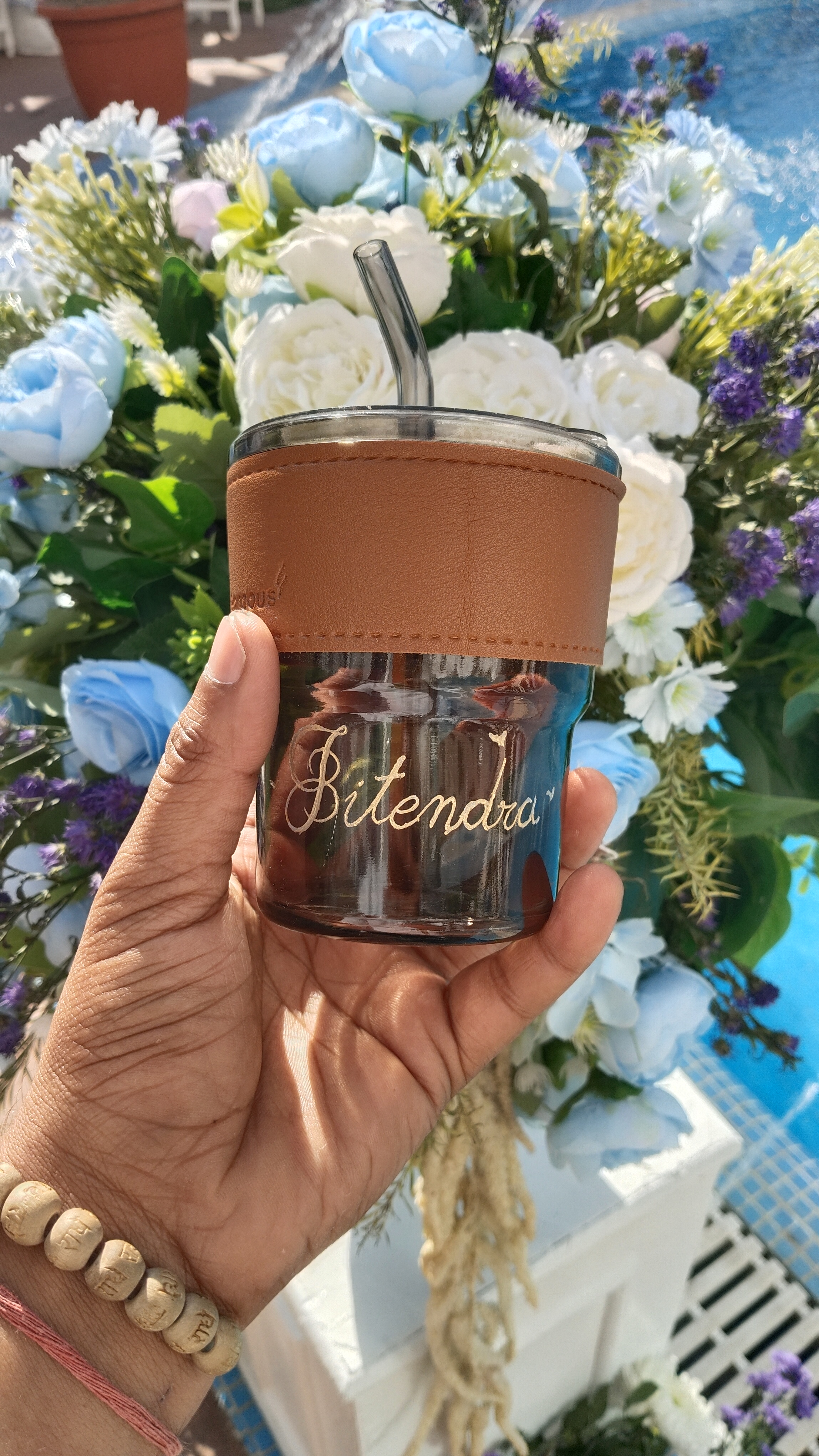 Live Engraving on Coasters